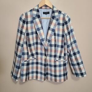 Talbots Plaid Blazer
